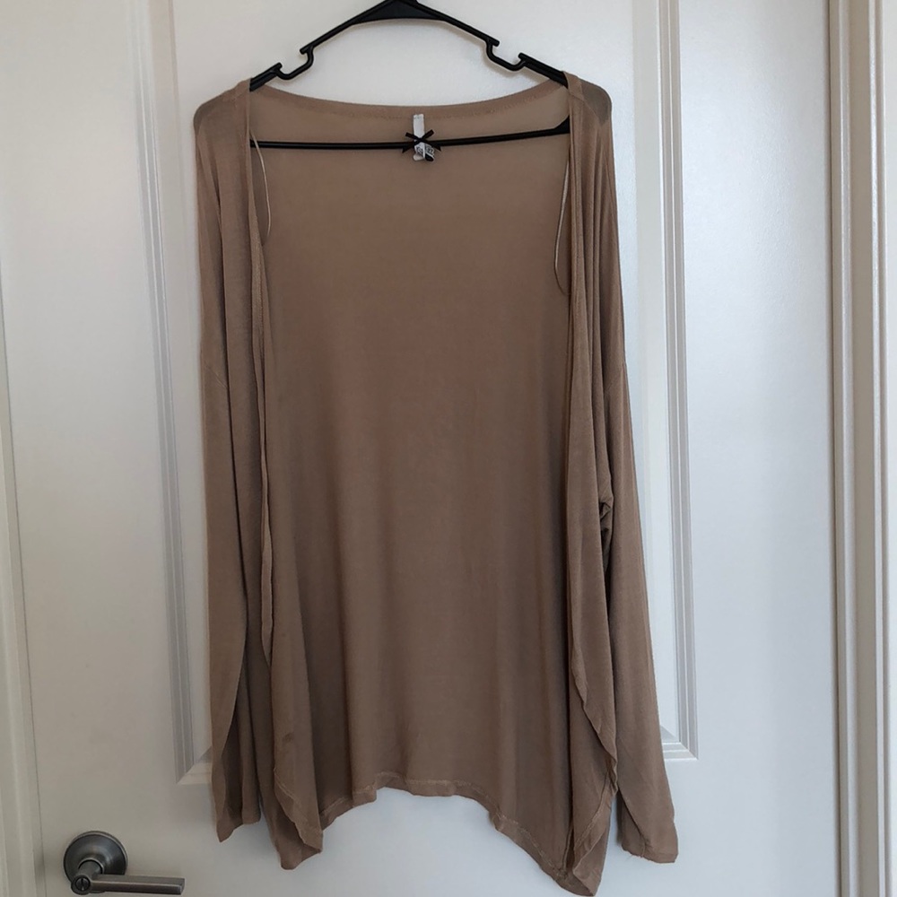 Super soft jersey cardigan